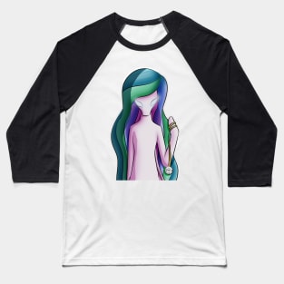 Princess Celestia - Fanart - half body Baseball T-Shirt